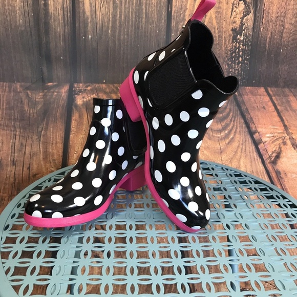 kate spade Shoes - Kate Spade Trudy Polka Dot Rain Boots
